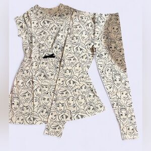 Kids Disney Princess Sketch Tunic & Leggings Set, New Without Tags - Size XL